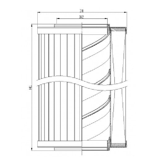 XR100G25B0/ESD hydraulic filter element