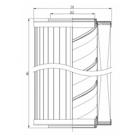 XR100T40B0 hydraulic filter element