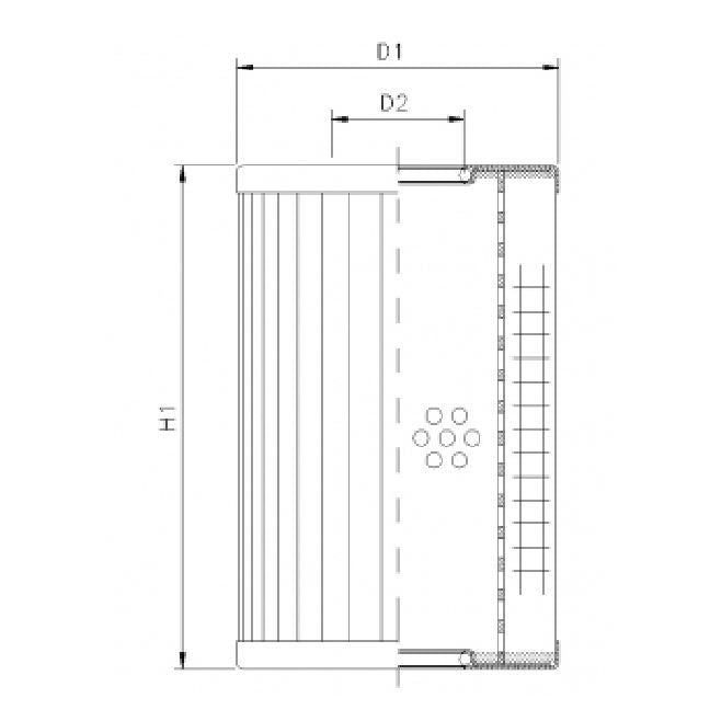 XR250C10V hydraulic filter element
