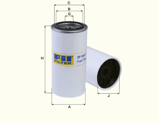 ZP3081F fuel filter spin-on