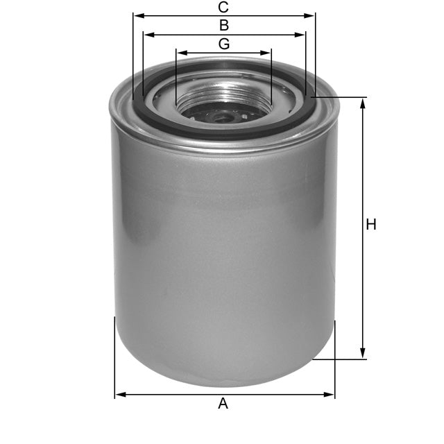 ZP572/1 oil filter spin-on