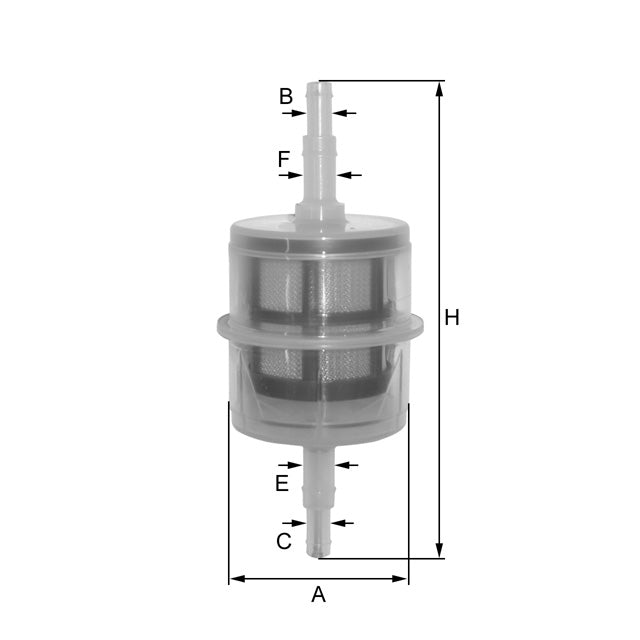 ZP8048FP fuel filter in-line