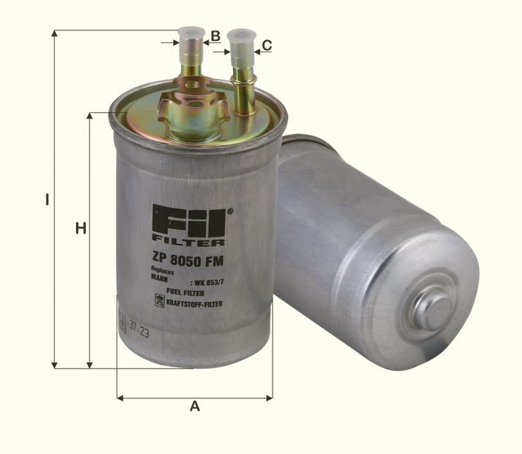 ZP8050FM fuel filter in-line