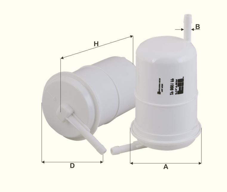 ZP8051FP fuel filter in-line