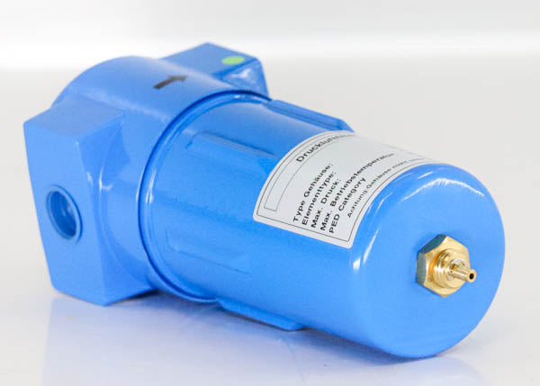 163858/AK compressed air filter G 1/2", PN16, activated carbon, 79 m³/h