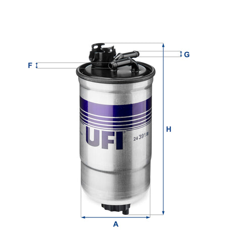 24.391.00 fuel filter in-line