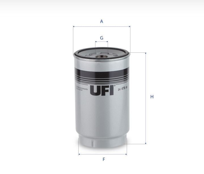 24.476.00 fuel filter spin-on