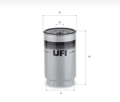 24.476.00 fuel filter spin-on