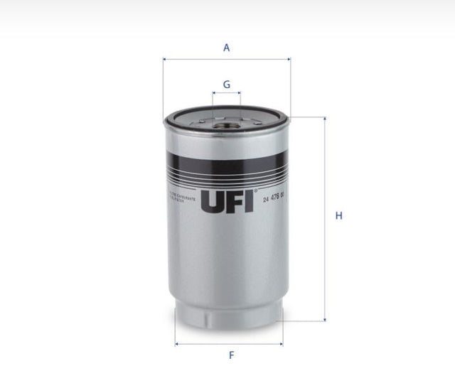 24.476.00 fuel filter spin-on