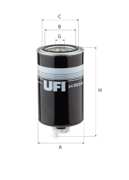 24.503.00 fuel filter spin-on