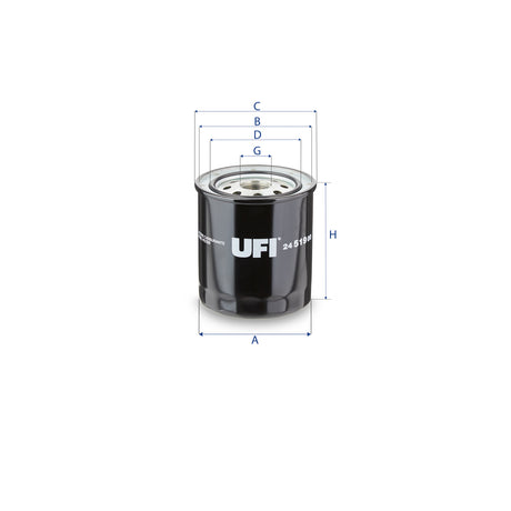 24.519.00 fuel filter spin-on