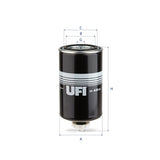 24.A26.00 fuel filter spin-on