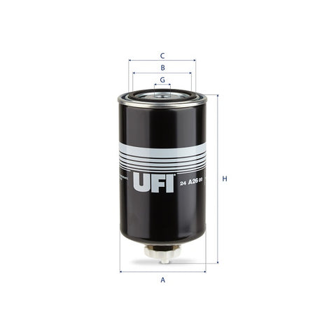 24.A26.00 fuel filter spin-on