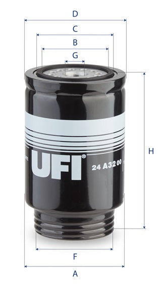 24.A32.00 fuel filter spin-on