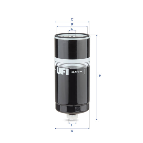 24.A70.00 fuel filter spin-on