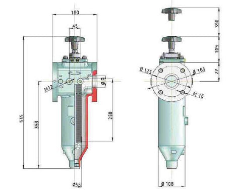 25.001.00022 plate gap-type filter insert