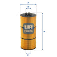 25.156.00 oil filter element