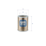 25.681.00 oil filter element