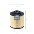 26.017.00 fuel filter element
