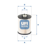 26.081.00 fuel filter element
