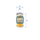 26.672.00 fuel filter element