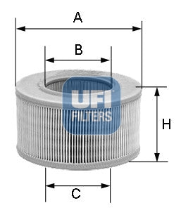 27.701.00 air filter element (round)