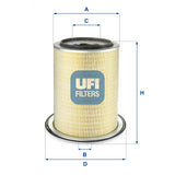 27.A22.00 air filter element