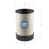 27.I24.00 air filter element