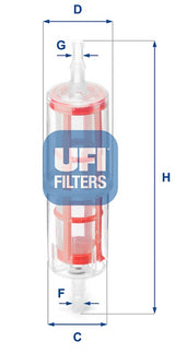 31.015.00 fuel filter in-line