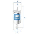 31.941.00 fuel filter in-line