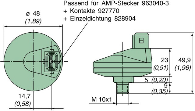 39 060 70 852 maintenance switch "NO" 60mbar