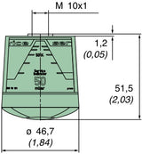 39 065 70 911 service indicator, 65mbar