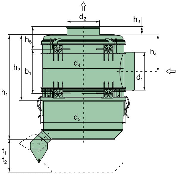 44 930 92 955 air filter (Piclon NLG 37-42)