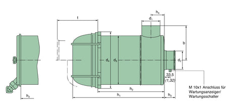 45 043 92 314 air filter (Piclon)