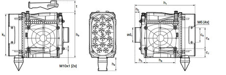 45 180 95 910 air filter (Iqoron-V 4,5 vertical SE)