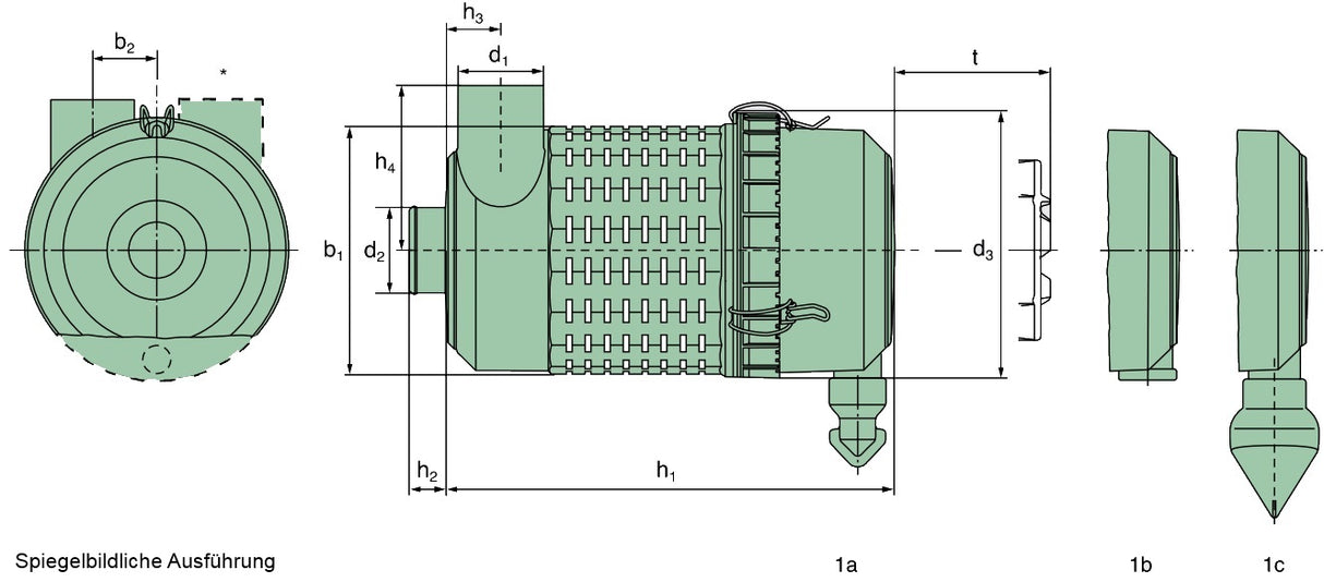 45 302 92 910 air filter (Europiclon mirror image)