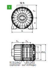 45 932 72 980 air filter (Entaron MD 40)