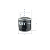 86.012.00 hydraulic filter spin-on