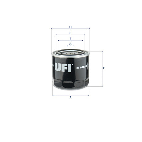 86.012.00 hydraulic filter spin-on