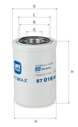 87.016.00 hydraulic filter spin-on