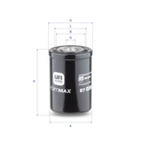 87.026.00 hydraulic filter spin-on