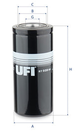 87.028.00 hydraulic filter spin-on