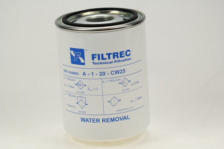 A120CW25 oil filter (spin-on)