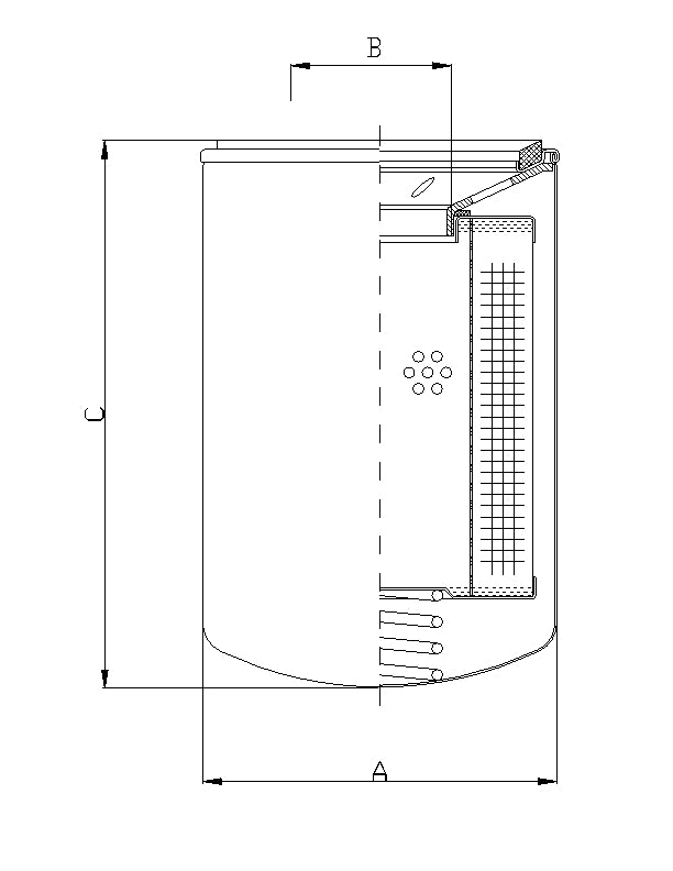 A142G06 oil filter (spin-on)