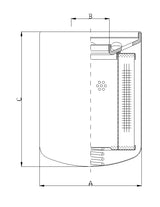 A150G03 oil filter (spin-on)