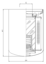 A161C10 oil filter (spin-on)