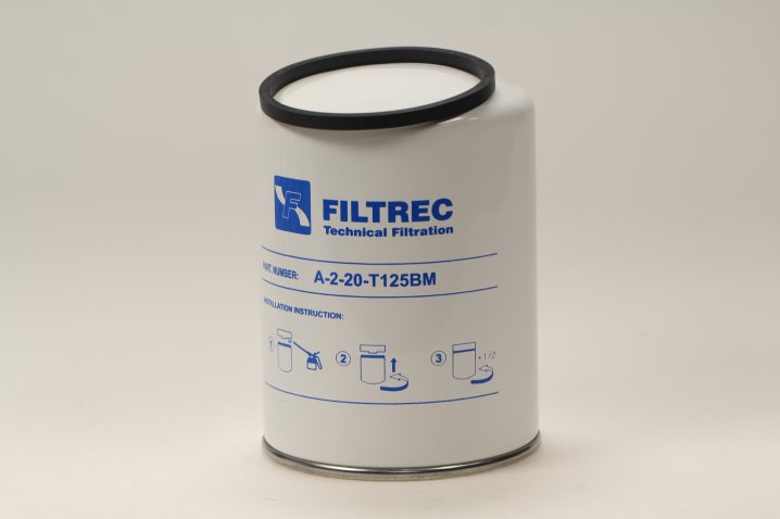 A220T125BM oil filter (spin-on)
