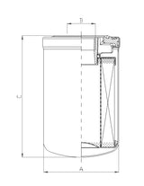 A411C15 hydraulic filter spin-on HyCycle