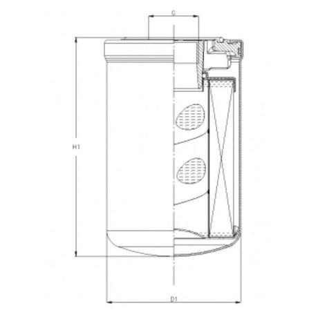 A422G03V hydraulic filter spin-on (HyCLEAN)