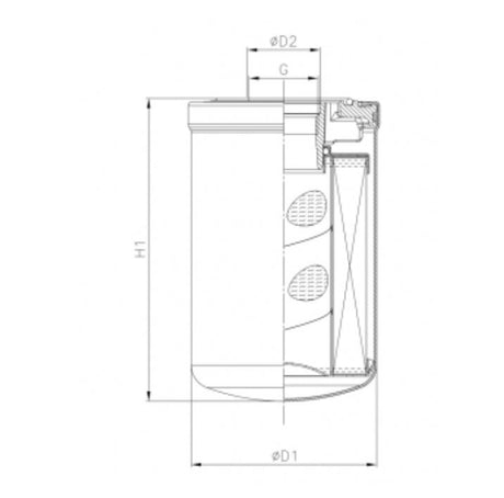 A522C10V0/AB1 hydraulic filter spin-on (HyCLEAN)